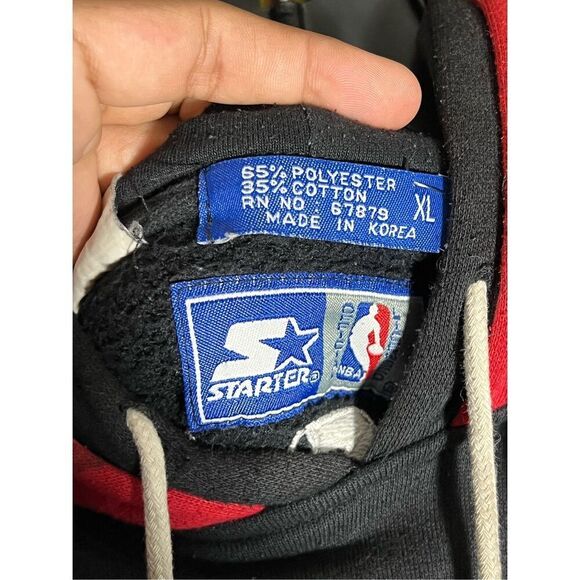 Vintage Starter NBA Portland Trailblazers Double Hoodie - Picture 6 of 8